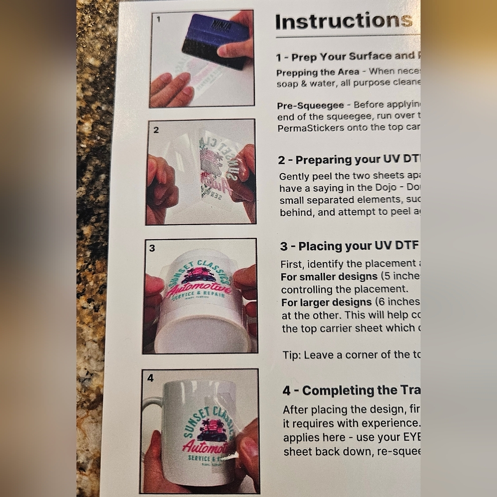 New Kitchen Measurement Conversion Chart DTF PermaStickers - Picture 6 of 6